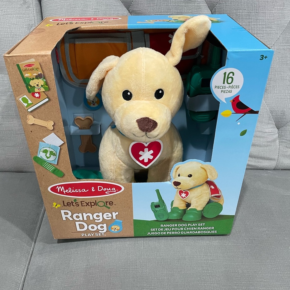 Melissa & Doug Let's Explore Rescue Ranger Dog Playset